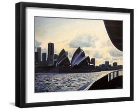 View from the Ferry, 2008-Kevin Parrish-Framed Giclee Print