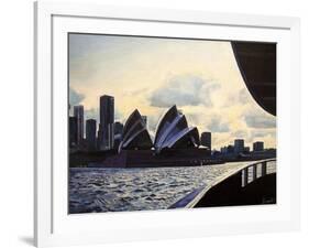 View from the Ferry, 2008-Kevin Parrish-Framed Giclee Print