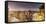 View from the Gamrich in Saxon Switzerland-Jorg Simanowski-Framed Stretched Canvas