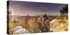 View from the Gamrich in Saxon Switzerland-Jorg Simanowski-Stretched Canvas