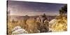 View from the Gamrich in Saxon Switzerland-Jorg Simanowski-Stretched Canvas