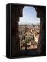 View from the Giunigi Tower, Lucca, Tuscany, Italy, Europe-Oliviero Olivieri-Framed Stretched Canvas