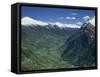 View from the Grossglockner Road, Hohe Tauren National Park Region, Austria, Europe-Gavin Hellier-Framed Stretched Canvas