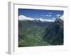 View from the Grossglockner Road, Hohe Tauren National Park Region, Austria, Europe-Gavin Hellier-Framed Photographic Print