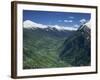 View from the Grossglockner Road, Hohe Tauren National Park Region, Austria, Europe-Gavin Hellier-Framed Photographic Print