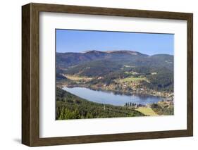 View from the Hochfirst Mountain to Titisee Lake and Feldberg Mountain-Markus Lange-Framed Photographic Print