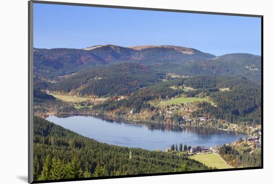 View from the Hochfirst Mountain to Titisee Lake and Feldberg Mountain-Markus Lange-Mounted Photographic Print