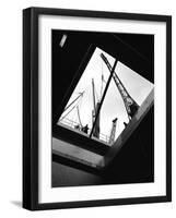 View from the Hold of the Manchester Renown, Manchester, 1964-Michael Walters-Framed Photographic Print