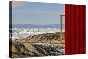 View from the Hotel Arctic in Ilulissat, Greenland-Françoise Gaujour-Stretched Canvas