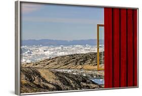 View from the Hotel Arctic in Ilulissat, Greenland-Françoise Gaujour-Framed Photographic Print