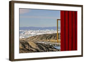 View from the Hotel Arctic in Ilulissat, Greenland-Françoise Gaujour-Framed Photographic Print