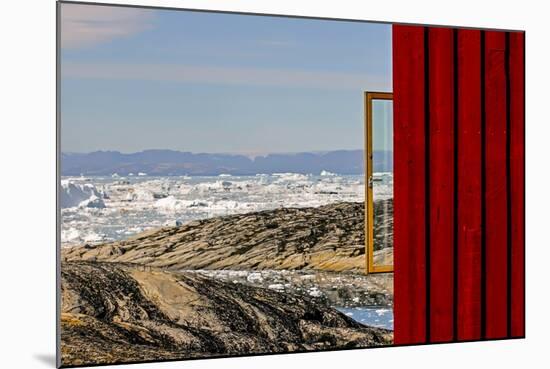 View from the Hotel Arctic in Ilulissat, Greenland-Françoise Gaujour-Mounted Photographic Print