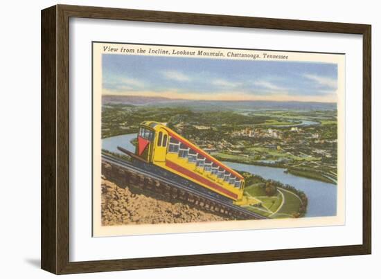 View from the Incline over Chattanooga, Tennessee-null-Framed Art Print