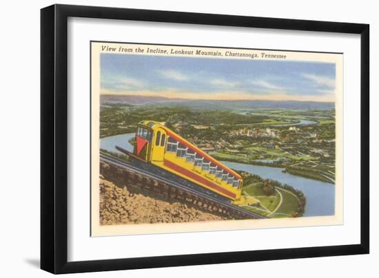 View from the Incline over Chattanooga, Tennessee-null-Framed Art Print