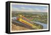 View from the Incline over Chattanooga, Tennessee-null-Framed Stretched Canvas