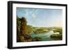 View from the Isteiner Klotz Up the Rhine to Basel, C. 1819-Peter Birmann-Framed Giclee Print