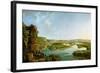 View from the Isteiner Klotz Up the Rhine to Basel, C. 1819-Peter Birmann-Framed Giclee Print