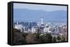 View from the Kiyomizu-Dera Buddhist Temple, Kyoto, Japan, Asia-Michael Runkel-Framed Stretched Canvas