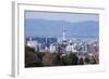 View from the Kiyomizu-Dera Buddhist Temple, Kyoto, Japan, Asia-Michael Runkel-Framed Photographic Print