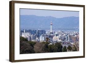 View from the Kiyomizu-Dera Buddhist Temple, Kyoto, Japan, Asia-Michael Runkel-Framed Photographic Print