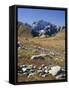 view from the Lac de Fenetre, Grand Golliat, Val Ferret, Valais, Switzerland-Michael Jaeschke-Framed Stretched Canvas