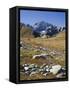 view from the Lac de Fenetre, Grand Golliat, Val Ferret, Valais, Switzerland-Michael Jaeschke-Framed Stretched Canvas