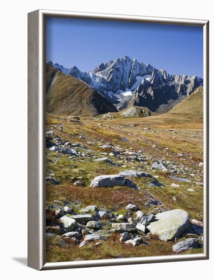 view from the Lac de Fenetre, Grand Golliat, Val Ferret, Valais, Switzerland-Michael Jaeschke-Framed Photographic Print