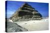 View from the Left of Step Pyramid of King Djoser (Zozer), Saqqara, Egypt, 3rd Dynasty, C2600 Bc-Imhotep-Stretched Canvas