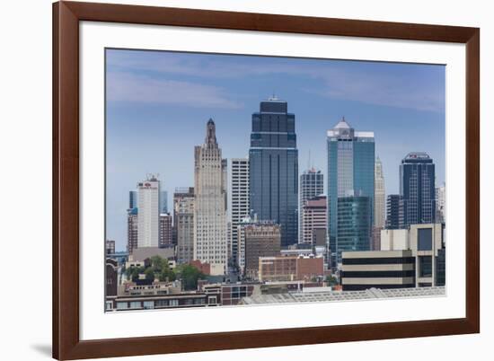 View from the Liberty Memorial over Kansas City, Missouri, United States of America, North America-Michael Runkel-Framed Photographic Print