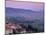 View from the Medieval Town of Cortona Towards Lago Trasimeno, at Sunset, Cortona, Tuscany, Italy-Patrick Dieudonne-Mounted Photographic Print