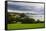 View from the Michael Joseph Savage Memorial at the Tamaki Drive over the Skyline of Auckland-Michael-Framed Stretched Canvas