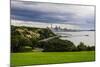 View from the Michael Joseph Savage Memorial at the Tamaki Drive over the Skyline of Auckland-Michael-Mounted Photographic Print