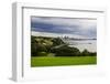 View from the Michael Joseph Savage Memorial at the Tamaki Drive over the Skyline of Auckland-Michael-Framed Photographic Print