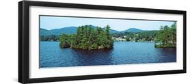 View from the Minne Ha Ha Steamboat, Lake George, New York State, USA-null-Framed Photographic Print