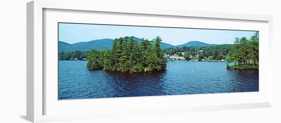 View from the Minne Ha Ha Steamboat, Lake George, New York State, USA-null-Framed Photographic Print