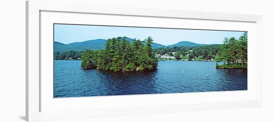 View from the Minne Ha Ha Steamboat, Lake George, New York State, USA-null-Framed Photographic Print