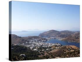 View from the Monastery of St. John the Evangelist, Patmos, Dodecanese, Greek Islands, Greece-Oliviero Olivieri-Stretched Canvas