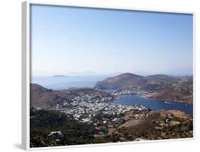 View from the Monastery of St. John the Evangelist, Patmos, Dodecanese, Greek Islands, Greece-Oliviero Olivieri-Framed Photographic Print