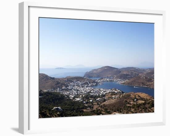 View from the Monastery of St. John the Evangelist, Patmos, Dodecanese, Greek Islands, Greece-Oliviero Olivieri-Framed Photographic Print