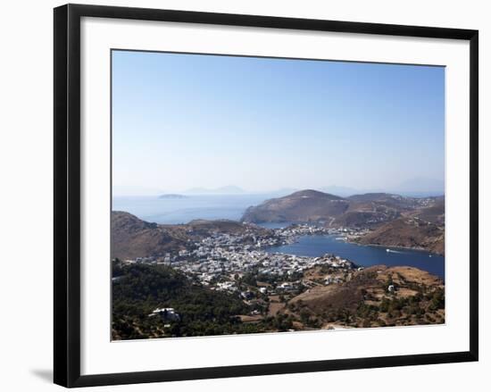 View from the Monastery of St. John the Evangelist, Patmos, Dodecanese, Greek Islands, Greece-Oliviero Olivieri-Framed Photographic Print