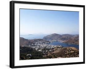 View from the Monastery of St. John the Evangelist, Patmos, Dodecanese, Greek Islands, Greece-Oliviero Olivieri-Framed Photographic Print