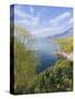 View From the Monastery of St. Naum at Lake Ohrid, UNESCO World Heritage Site, Macedonia, Europe-Michael Runkel-Stretched Canvas