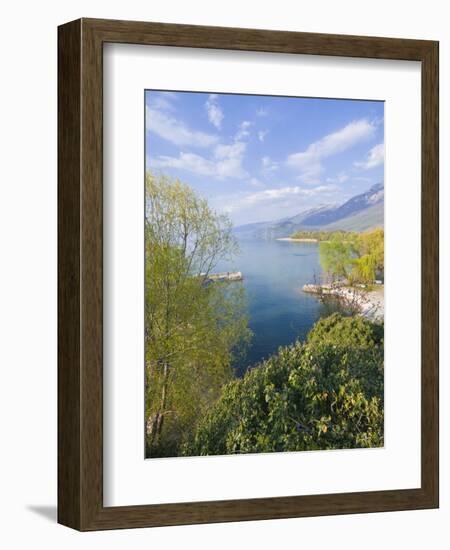 View From the Monastery of St. Naum at Lake Ohrid, UNESCO World Heritage Site, Macedonia, Europe-Michael Runkel-Framed Photographic Print