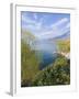 View From the Monastery of St. Naum at Lake Ohrid, UNESCO World Heritage Site, Macedonia, Europe-Michael Runkel-Framed Photographic Print