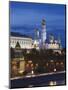 View from the Moscow River, Kremlin, Moscow, Russia-Walter Bibikow-Mounted Photographic Print