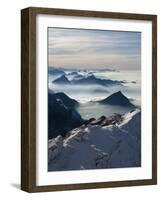 View from the Mount Santis, Appenzell Innerrhoden, Switzerland-Ivan Vdovin-Framed Photographic Print