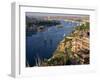 View from the New Cataract Hotel of the River Nile at Aswan, Egypt, North Africa, Africa-Harding Robert-Framed Photographic Print