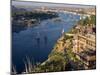 View from the New Cataract Hotel of the River Nile at Aswan, Egypt, North Africa, Africa-Harding Robert-Mounted Photographic Print