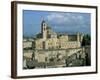 View from the North of the Old Centre of Urbino with the Cathedral Left and Palazzo Ducale Right-Richard Ashworth-Framed Photographic Print