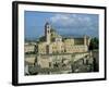 View from the North of the Old Centre of Urbino with the Cathedral Left and Palazzo Ducale Right-Richard Ashworth-Framed Photographic Print